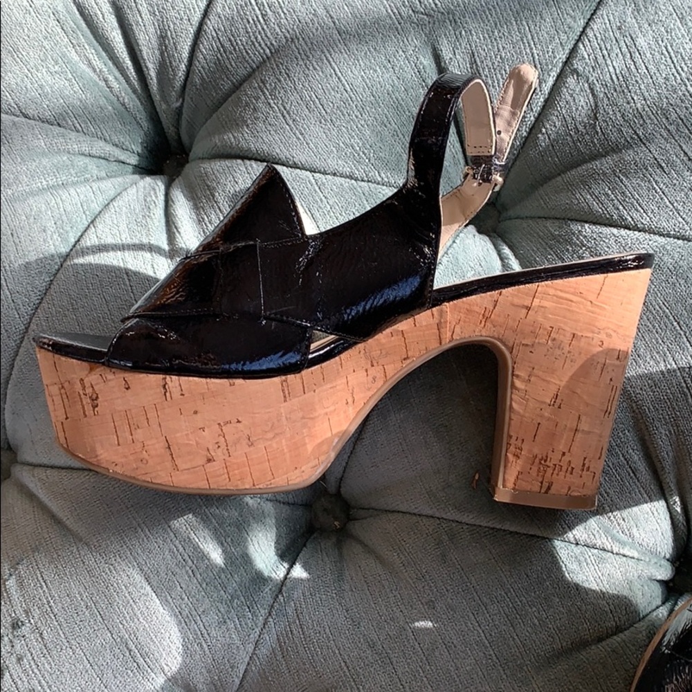 Patent Platform Shoes